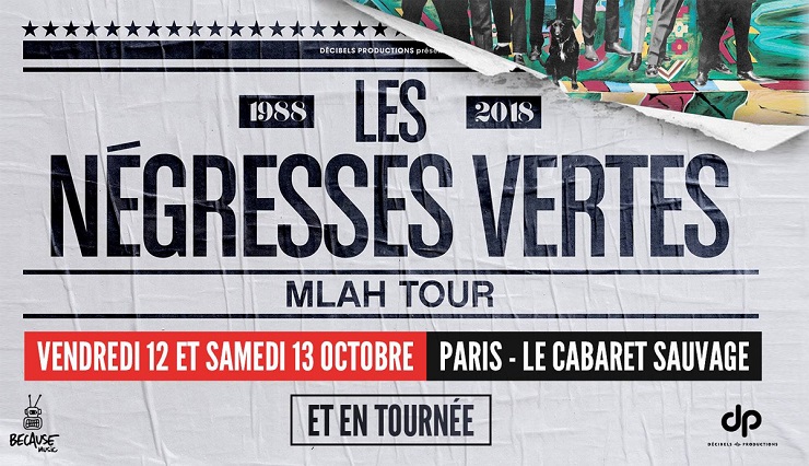 Negresses-Vertes tournée 2018