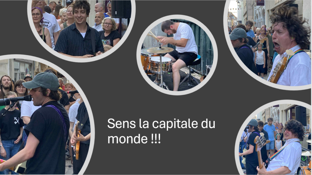 Johnny Mafia lors de la fête de la musique à Sens